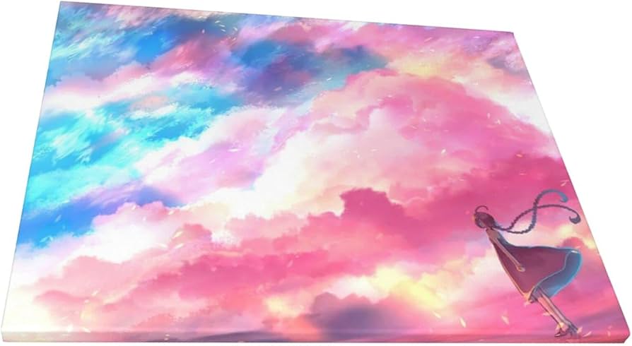 Amazon.co.jp: Braksent アートパネル インテリア絵画 油絵 美しい-青